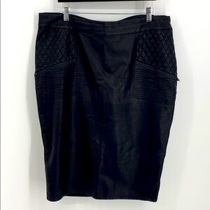 REBEL WILSON FOR TORRID FAUX LEATHER MIDI SKIRT